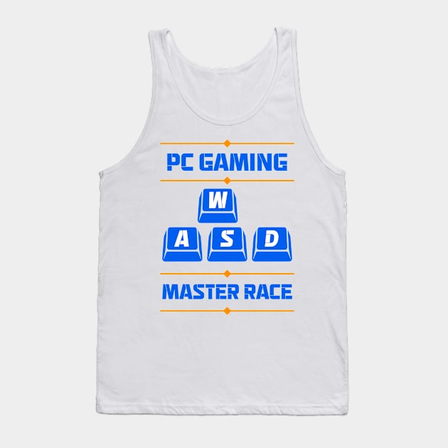 WASD - PC Gaming Master Race (v3) Tank Top by kadaga